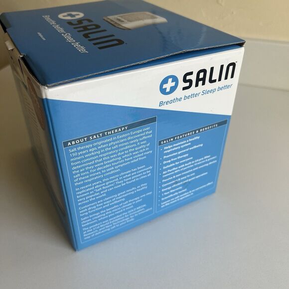 Salin MINI Home Salt Therapy Device Air Purifier Therapeutic Ions NO POWER CORD - Picture 4 of 8